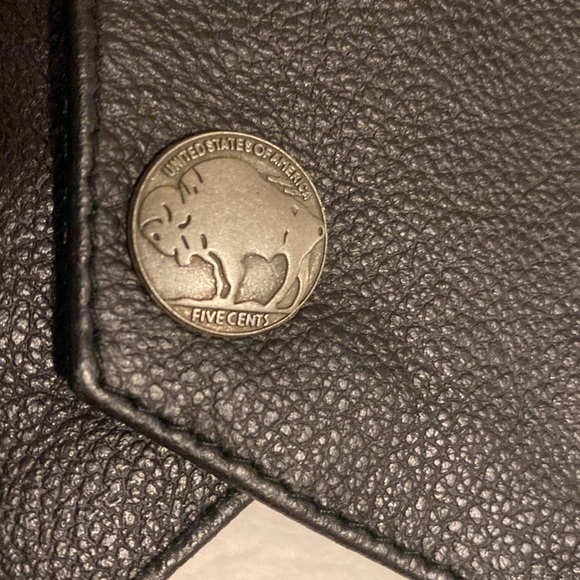 Men’s Leather Biker Vest XXL Black, FMC New, Genuine, Authentic - Picture 11 of 14